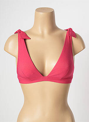 Haut de maillot de bain stretch haut soutien-gorge avec mousse de rembourrage amovible rose SIMONE PERELE femme