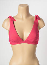 Haut de maillot de bain stretch haut soutien-gorge avec mousse de rembourrage amovible rose SIMONE PERELE femme