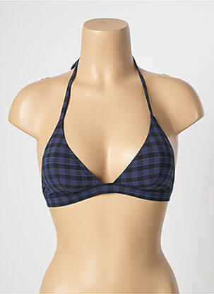 Haut de maillot de bain stretch haut soutien-gorge avec mousse de rembourrage amovible bleu SIMONE PERELE femme