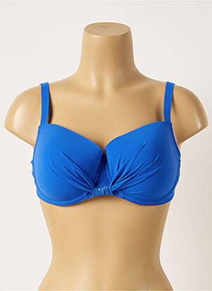 Haut de maillot de bain haut soutien-gorge moulé haut soutien-gorge moulé bleu ANTIGEL femme