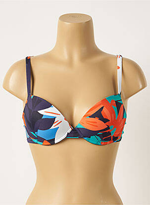 Haut de maillot de bain haut soutien-gorge moulé haut soutien-gorge moulé bleu SIMONE PERELE femme