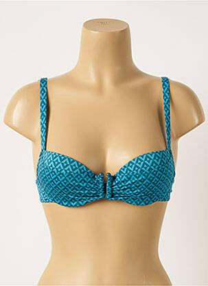 Haut de maillot de bain haut soutien-gorge moulé haut soutien-gorge moulé bleu SIMONE PERELE femme