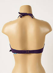 Haut de maillot de bain violet MAISON LEJABY pour femme seconde vue