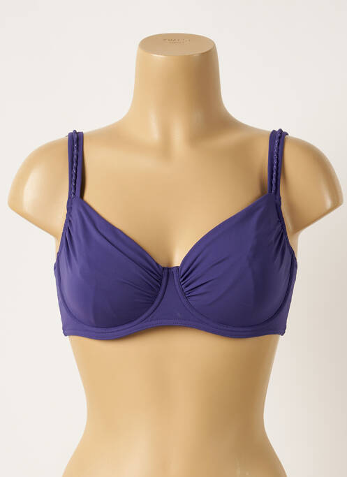 Haut de maillot de bain haut soutien-gorge emboitant haut soutien-gorge emboitant violet MAISON LEJABY femme