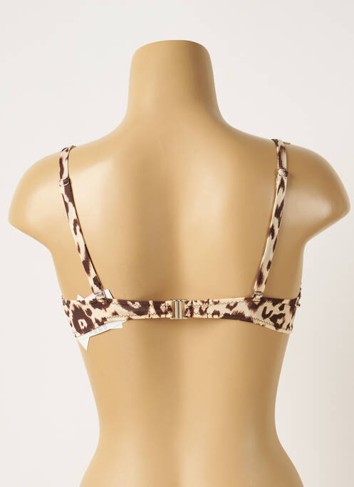 Haut de maillot de bain marron ANTIGEL pour femme