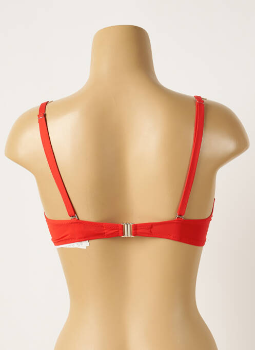 Haut de maillot de bain rouge ANTIGEL pour femme