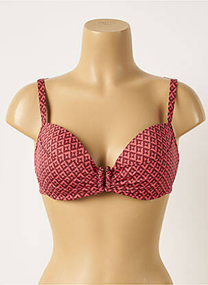 Haut de maillot de bain stretch haut soutien-gorge moulé rose SIMONE PERELE femme
