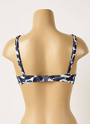Haut de maillot de bain stretch haut soutien-gorge moulé bleu SIMONE PERELE femme