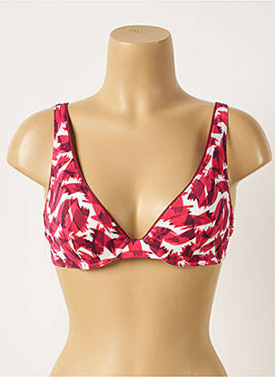 Haut de maillot de bain stretch haut soutien-gorge moulé rose SIMONE PERELE femme