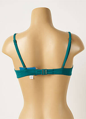 Haut de maillot de bain stretch vert MAISON LEJABY femme