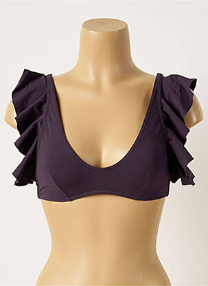 Haut de maillot de bain stretch violet MAISON LEJABY femme