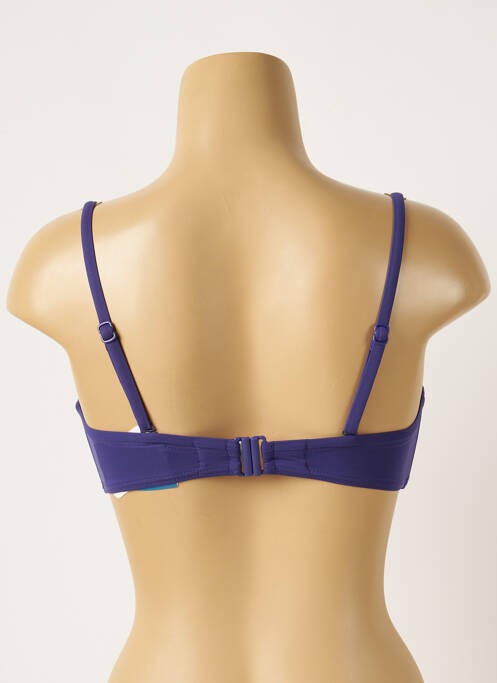 Haut de maillot de bain violet MAISON LEJABY pour femme