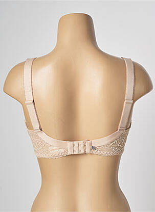 Soutien-gorge effet matière satinée haut soutien-gorge moulé beige SIMONE PERELE femme