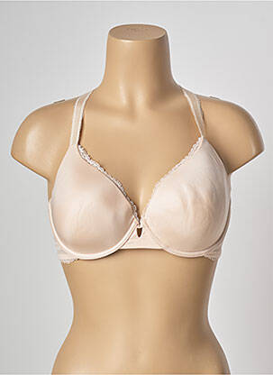 Soutien-gorge effet matière satinée haut soutien-gorge moulé rose SIMONE PERELE femme