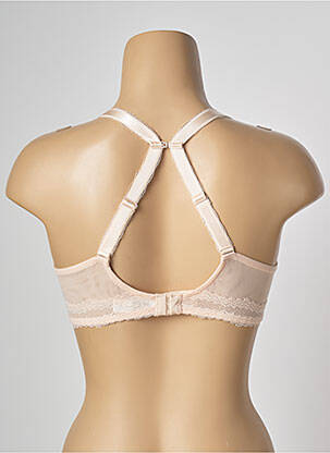 Soutien-gorge effet matière satinée haut soutien-gorge moulé rose SIMONE PERELE femme