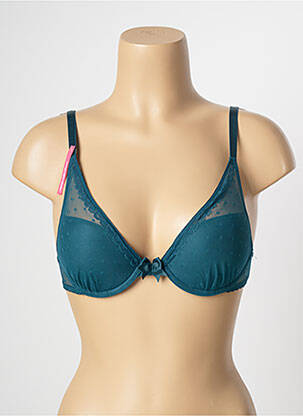 Soutien-gorge effet matière satinée haut soutien-gorge push-up vert PASSIONATA femme