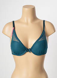 Soutien-gorge effet matière satinée haut soutien-gorge push-up vert PASSIONATA femme