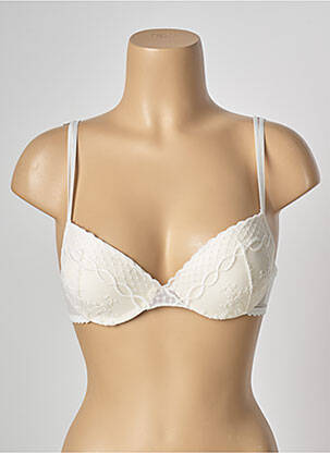 Soutien-gorge effet matière satinée haut soutien-gorge push-up beige PASSIONATA femme