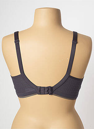 Soutien-gorge effet matière satinée haut soutien-gorge moulé gris SIMONE PERELE femme