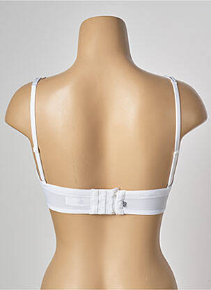 Soutien-gorge effet matière satinée haut soutien-gorge balconnet blanc SIMONE PERELE femme