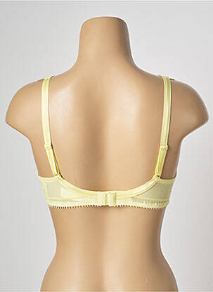 Soutien-gorge effet matière satinée haut soutien-gorge moulé jaune CHANTELLE femme
