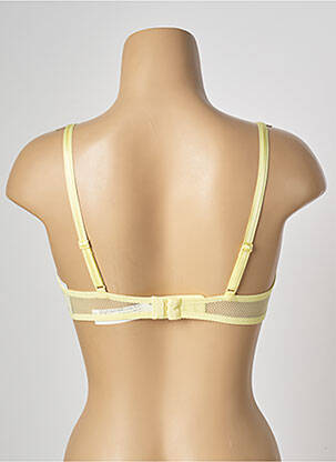Soutien-gorge effet matière satinée haut soutien-gorge balconnet jaune CHANTELLE femme