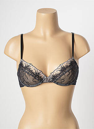 Soutien-gorge effet matière satinée haut soutien-gorge emboitant noir PASSIONATA femme