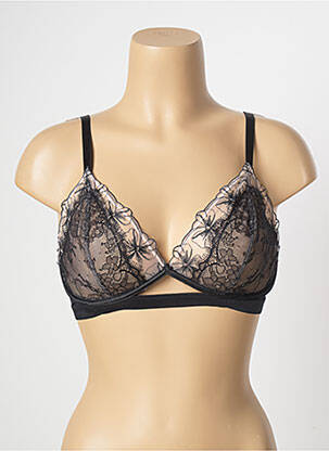 Soutien-gorge effet matière satinée haut soutien-gorge emboitant noir PASSIONATA femme