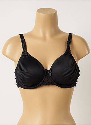 Soutien-gorge effet matière satinée haut soutien-gorge emboitant noir SIMONE PERELE femme
