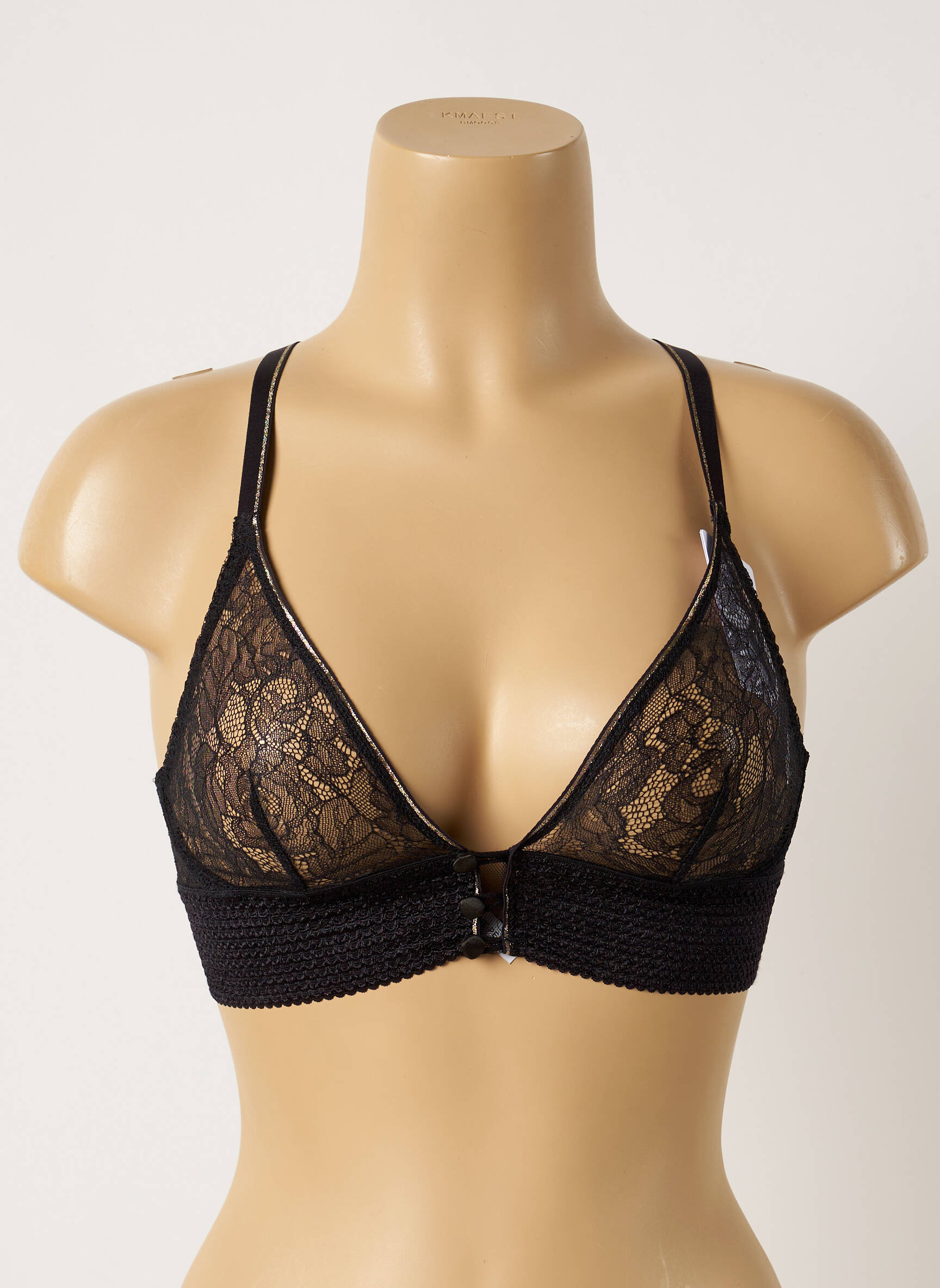 Soutien-gorge Corbeille Simone Pérèle Felicie - Noir 85D (70D INT / 32D) - Neuf