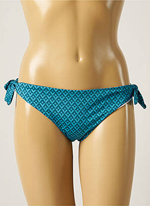 Bas de maillot de bain imprimé fantaisie bikini bleu SIMONE PERELE femme