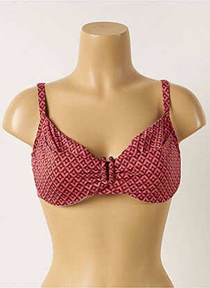 Haut de maillot de bain stretch haut soutien-gorge emboitant rose SIMONE PERELE femme