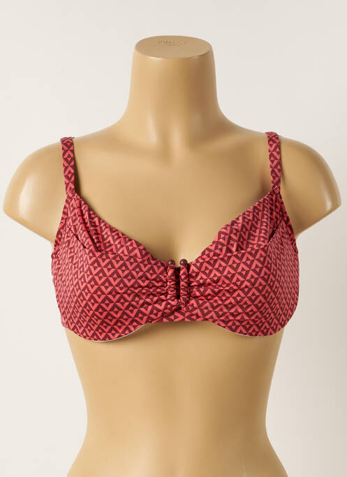 Haut de maillot de bain stretch haut soutien-gorge emboitant rose SIMONE PERELE femme