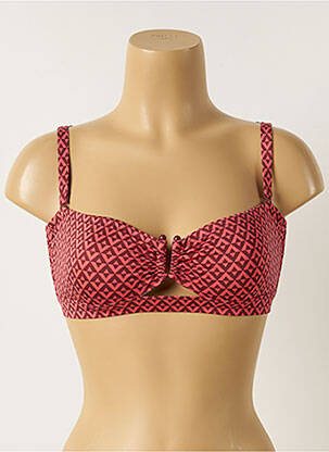 Haut de maillot de bain stretch haut bandeau rouge SIMONE PERELE femme