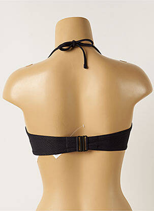Haut de maillot de bain stretch haut bandeau noir MAISON LEJABY femme