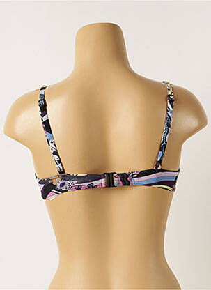 Haut de maillot de bain stretch haut soutien-gorge emboitant violet MAISON LEJABY femme
