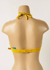 Haut de maillot de bain jaune MAISON LEJABY pour femme seconde vue
