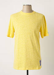 T-shirt jaune SCOTCH & SODA pour homme seconde vue