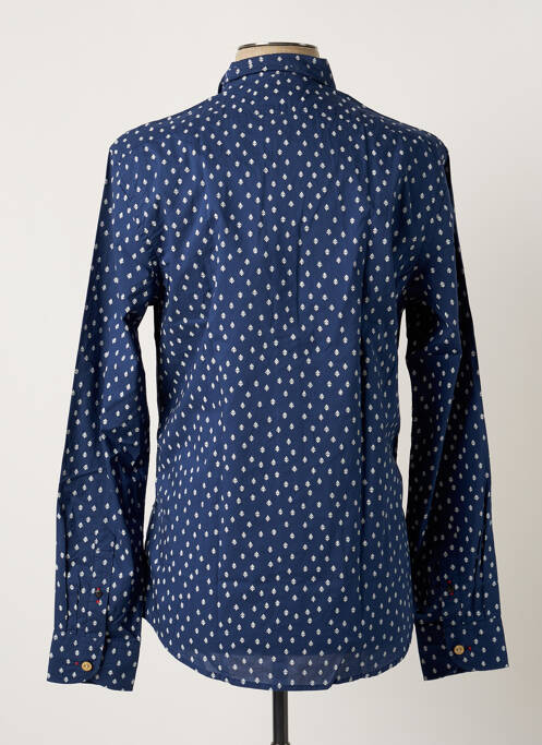 Chemise manches longues bleu SCOTCH & SODA pour homme