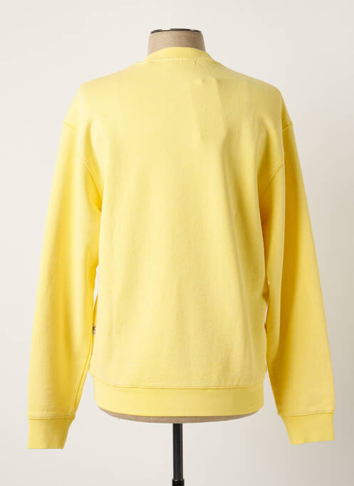 Sweat-shirt jaune SCOTCH & SODA pour homme