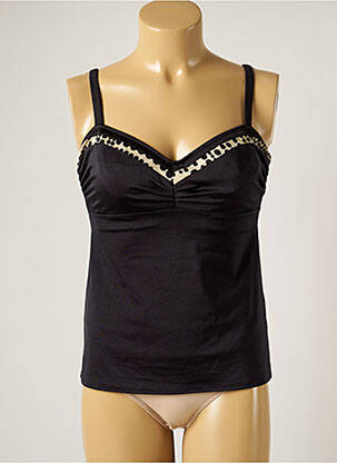 Tankini tissage satiné noir FANTASIE femme