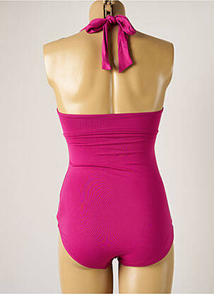 Maillot de bain 1 pièce bretelles élastiquées ajustables haut soutien-gorge balconnet violet SEAFOLLY femme