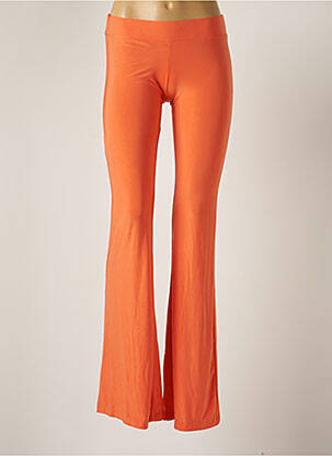 Pantalon flare stretch taille normale orange WOW BIKINI femme