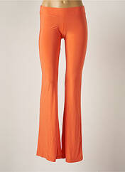 Pantalon flare orange WOW BIKINI pour femme seconde vue