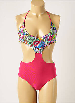 Maillot de bain 1 pièce haut soutien-gorge emboitant haut soutien-gorge emboitant rose WOW BIKINI femme