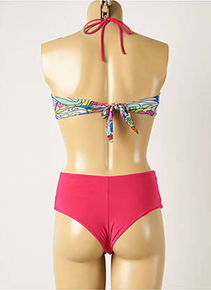 Maillot de bain 1 pièce haut soutien-gorge emboitant haut soutien-gorge emboitant rose WOW BIKINI femme