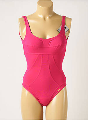 Maillot de bain 1 pièce haut soutien-gorge emboitant haut soutien-gorge emboitant rose LIVIA femme