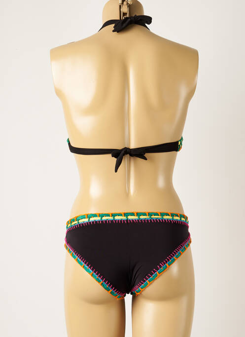 Maillot de bain 1 pièce noir WOW BIKINI pour femme