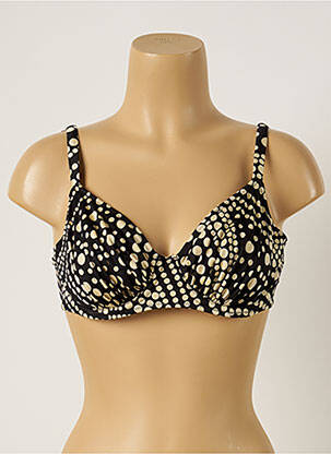 Haut de maillot de bain stretch haut soutien-gorge emboitant noir FANTASIE femme