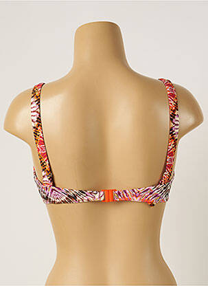 Haut de maillot de bain stretch haut soutien-gorge emboitant orange FREYA femme